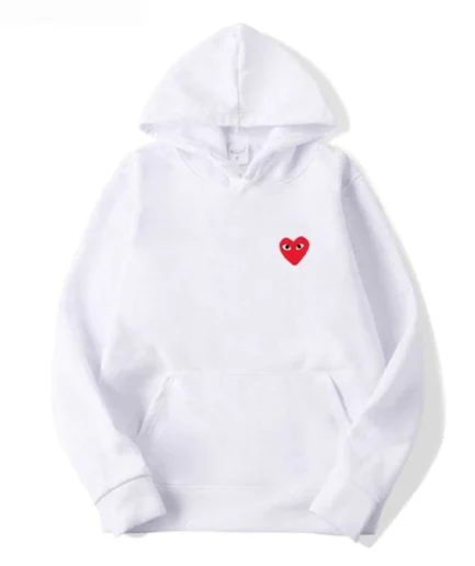 CDG Camo Des Small heart Hoodie