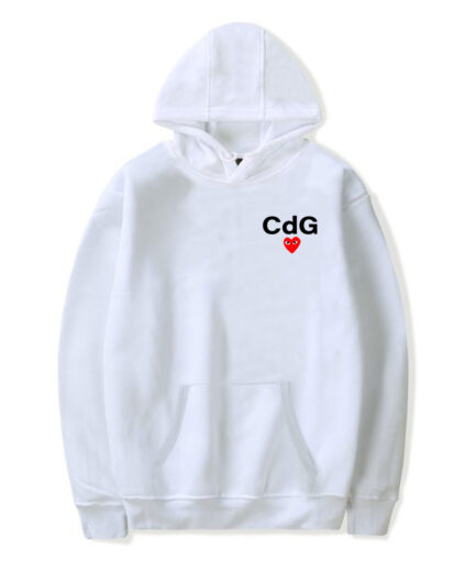CDG Small Logo Heart Hoodie