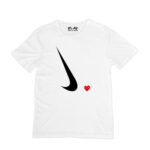 Comme Des Garçons x Nike swoosh print T-shirt